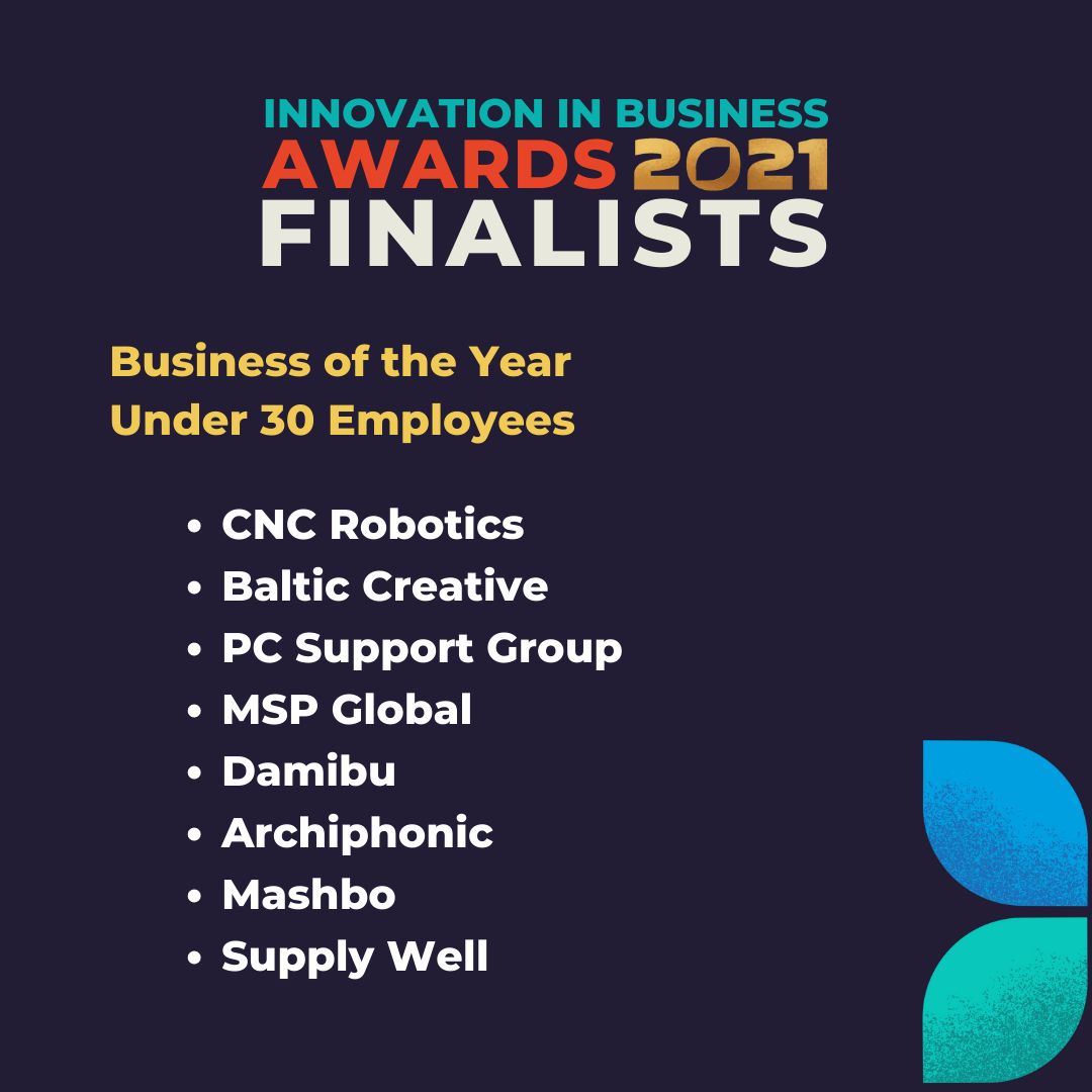 Liverpool Chamber Innovation in Business Award Finalist